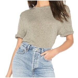 Free People Women's We The Free Cassidy Tee Army Green‎ Size Small